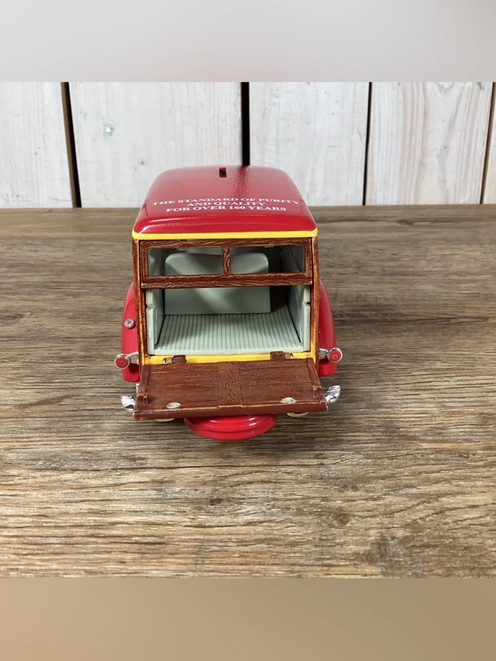 NIB Promotional Die Cast Arm & Hammer Bank, 1940 Ford Woody